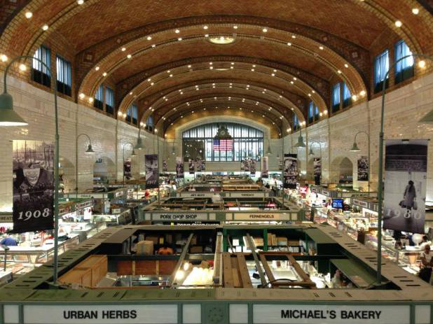 Interior West Side Market in Cleveland