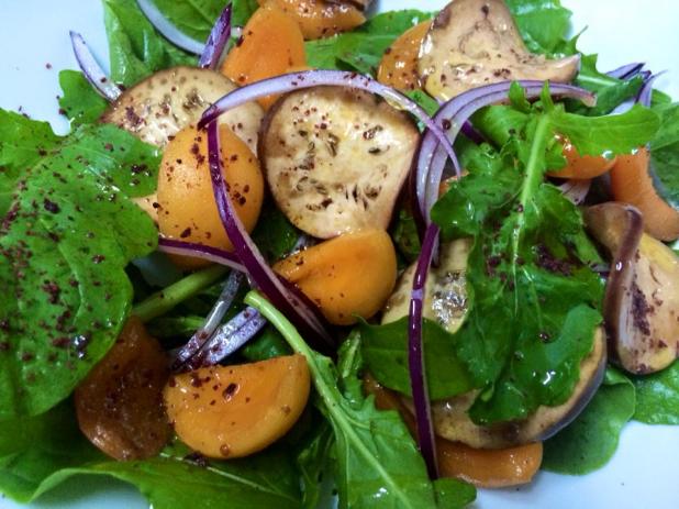Dante_Apricot_Arugula_Roasted_Eggplant_Salad
